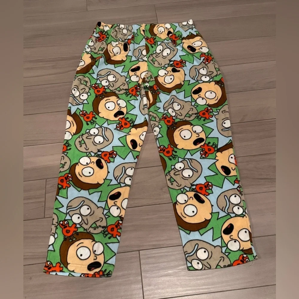 Rick & Morty Cartoon Pajama Pants - Multicolor XL
